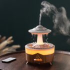 Raining Cloud Humidifier, UFO LED Raindrop Diffuser (350ML)